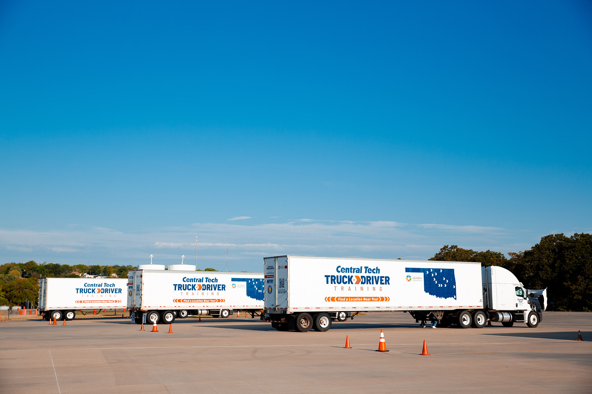 Central Tech Truck Driver Training semi trucks