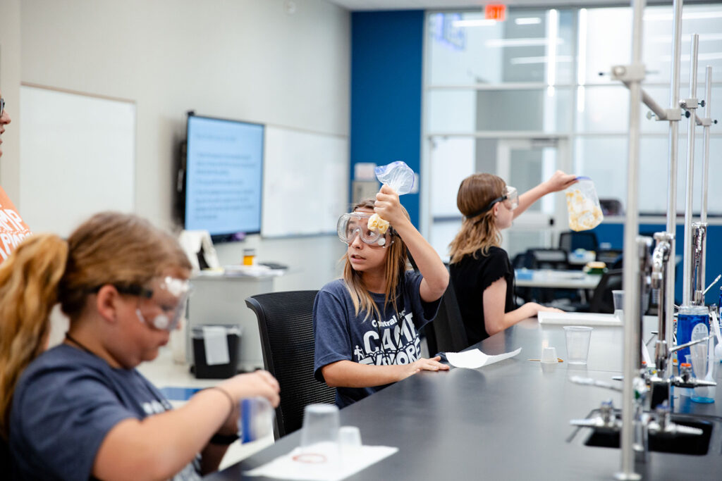 Future-healers-attending-Central-Techs-Camp-Explorer-analyzed-DNA-from-smashed-bananas