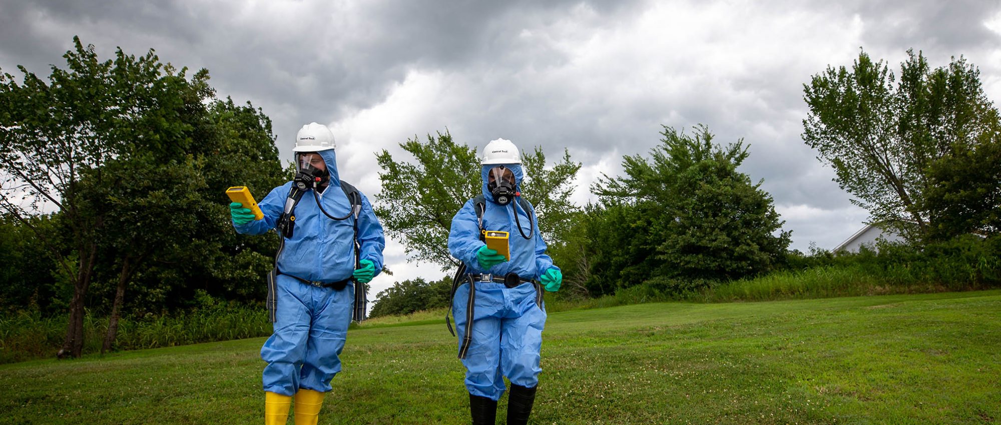 Hazwoper training at Central Tech