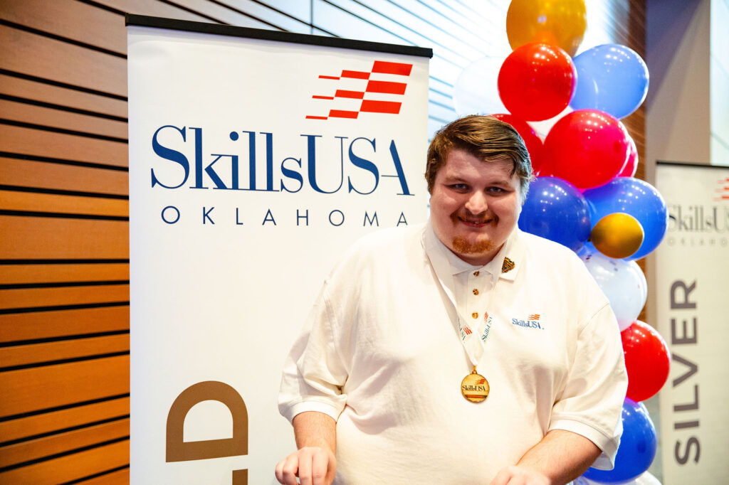 ITServices Earning 1st place in Information Technology Services for post-secondary students is Alex Likowski, Kellyville.