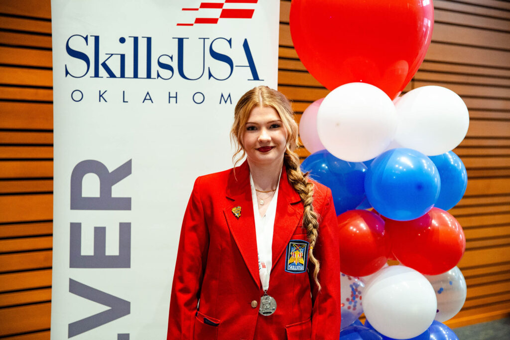 NailCare Earning 2nd place in Nail Care for post-secondary students is Victoria Wills, Broken Arrow.
