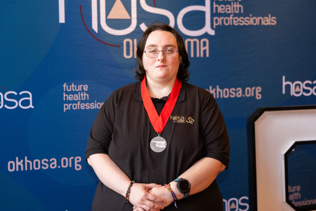 Earning 2nd place in Pharmacy Science for post-secondary students is Elizabeth Miller, Sapulpa.
