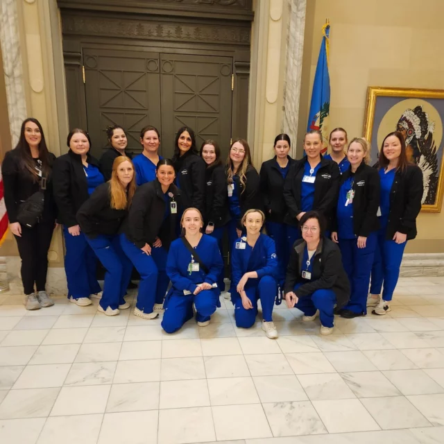 Practical Nursing students got the opportunity to attend the Health Science Education day at the capitol. They visited with legislators, including Representative Mark Lawson, and show support for careers in health.

#centraltechPN