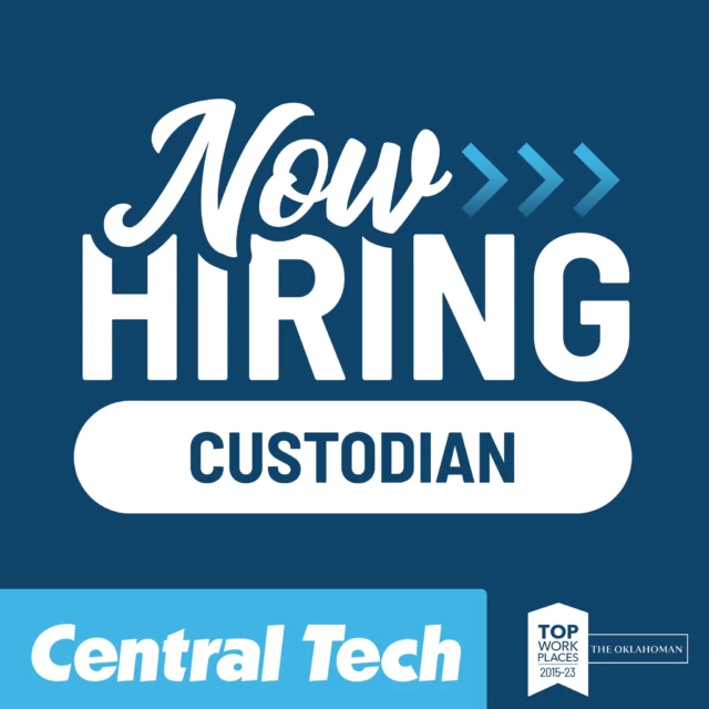 HIRING: Custodian on the Drumright campus

Join Us 👉 tinyurl.com/46matpej