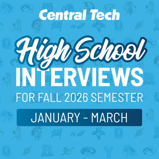 Hey high schoolers! Interviews for August 2026 classes start this month 📅

Important Details:
🔵 All applicants will be invited to interview.
🔵 Professional dress is encouraged, but selections are based on: grades, attendance, application details, alignment of interests, and program availability.

There is still time to apply! https://bit.ly/3dv640s