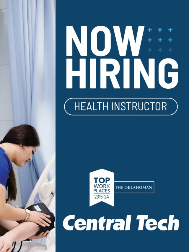 HIRING 👉 Health Careers Instructor

Our Sapulpa campus is looking for a Health Careers Instructor who’s ready to teach, encourage, and guide students preparing for jobs in the medical field. This role is all about helping learners build strong foundational skills that lead directly to high‑demand careers. In this position, you will:

✔ Teach health careers certifications and essential hands-on skills
✔ Develop and adapt curriculum to meet program needs
✔ Support students with clear communication, strong leadership, and positive role modeling
✔ Document student progress to help them move confidently into the workforce

We’re looking for an LPN or RN with three to five years of recent experience in healthcare, including at least one year in long‑term care. If you’re passionate about patient care, enjoy working with students, and want to help build the healthcare workforce in our community, this could be the right next step.

LEARN MORE: tinyurl.com/3rmpw954