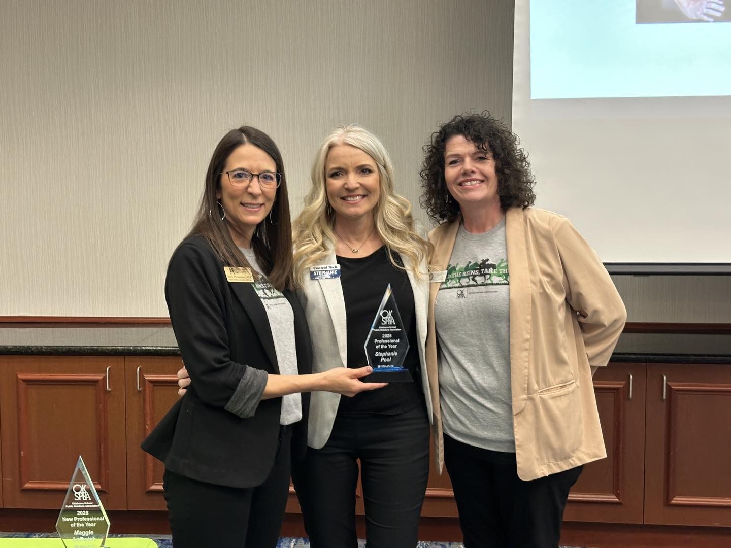 stephanie pool receives okspra award