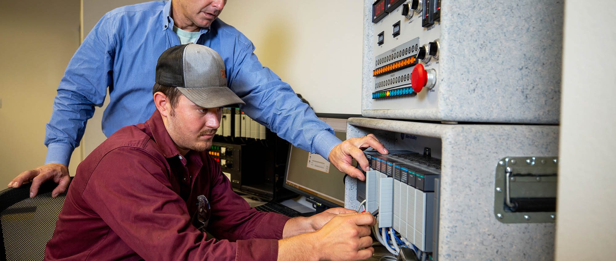 student learning Industrial Maintenance at Central Tech in Oklahoma